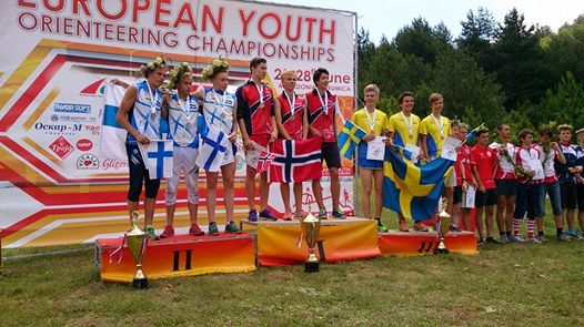 Håkon winning EYOC2014 3