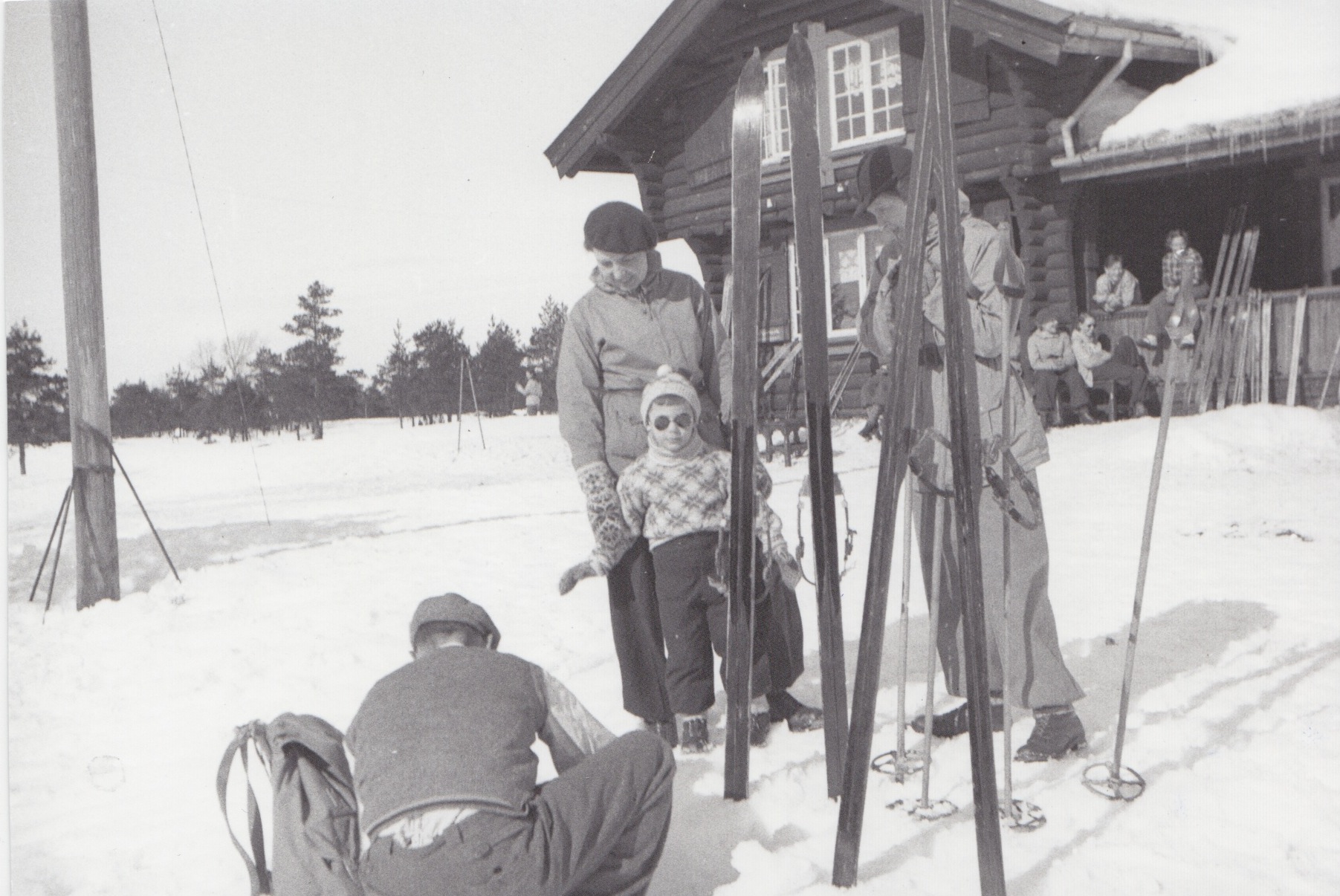 Høiås en vinterdag 1948