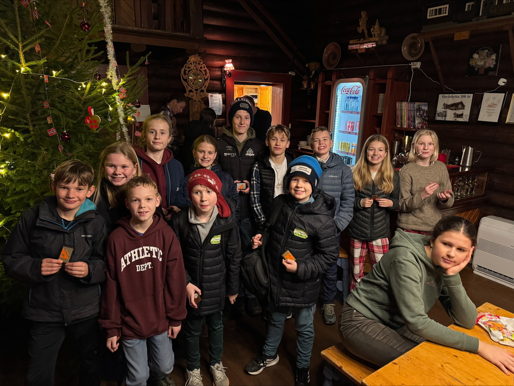 Sesongavslutning med nissejogg