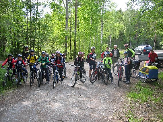 På sykkeltur i Haldens skoger - en flott opplevelse!